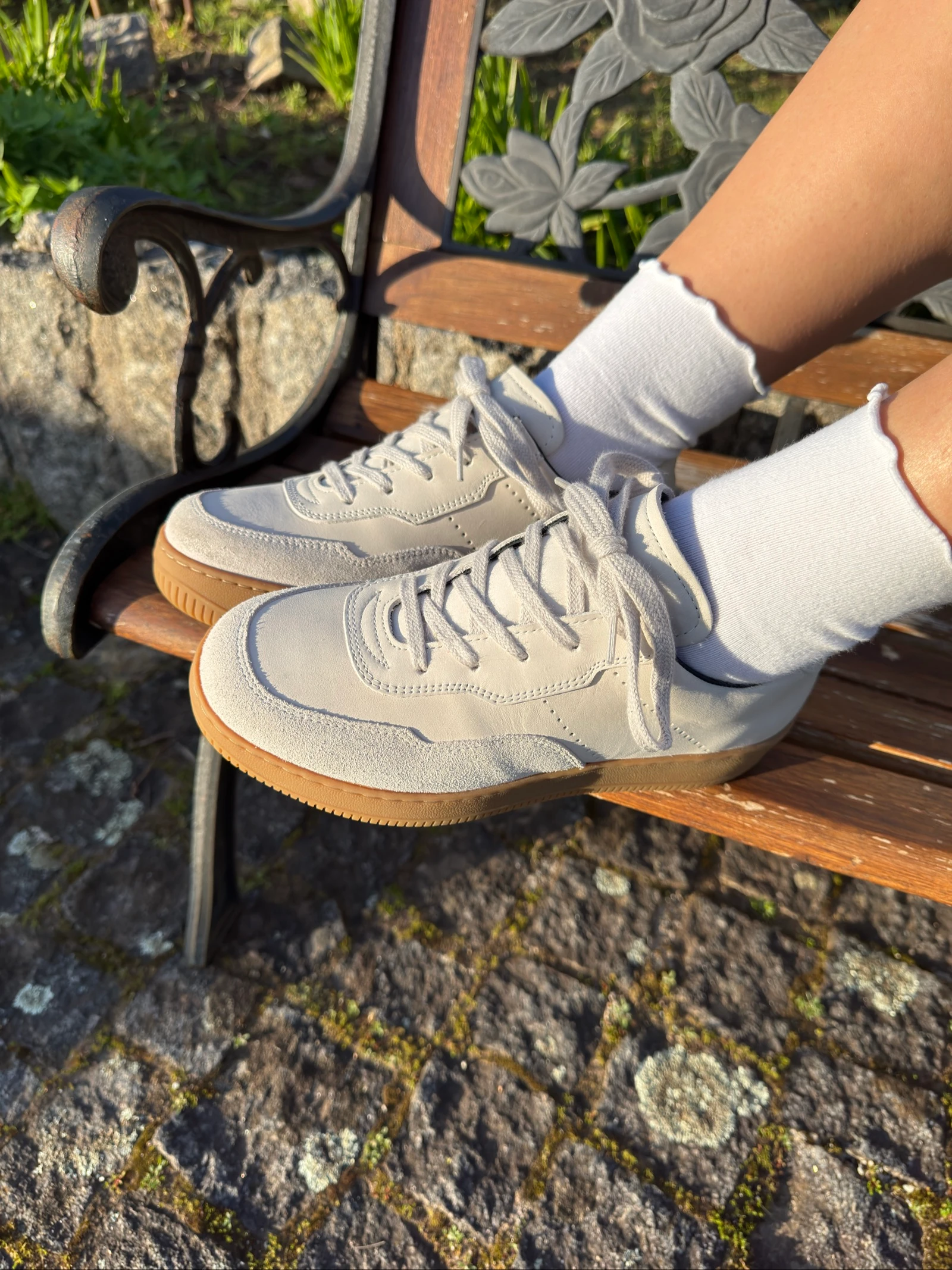 MHL Bejes sneakers van leer. – photo 3